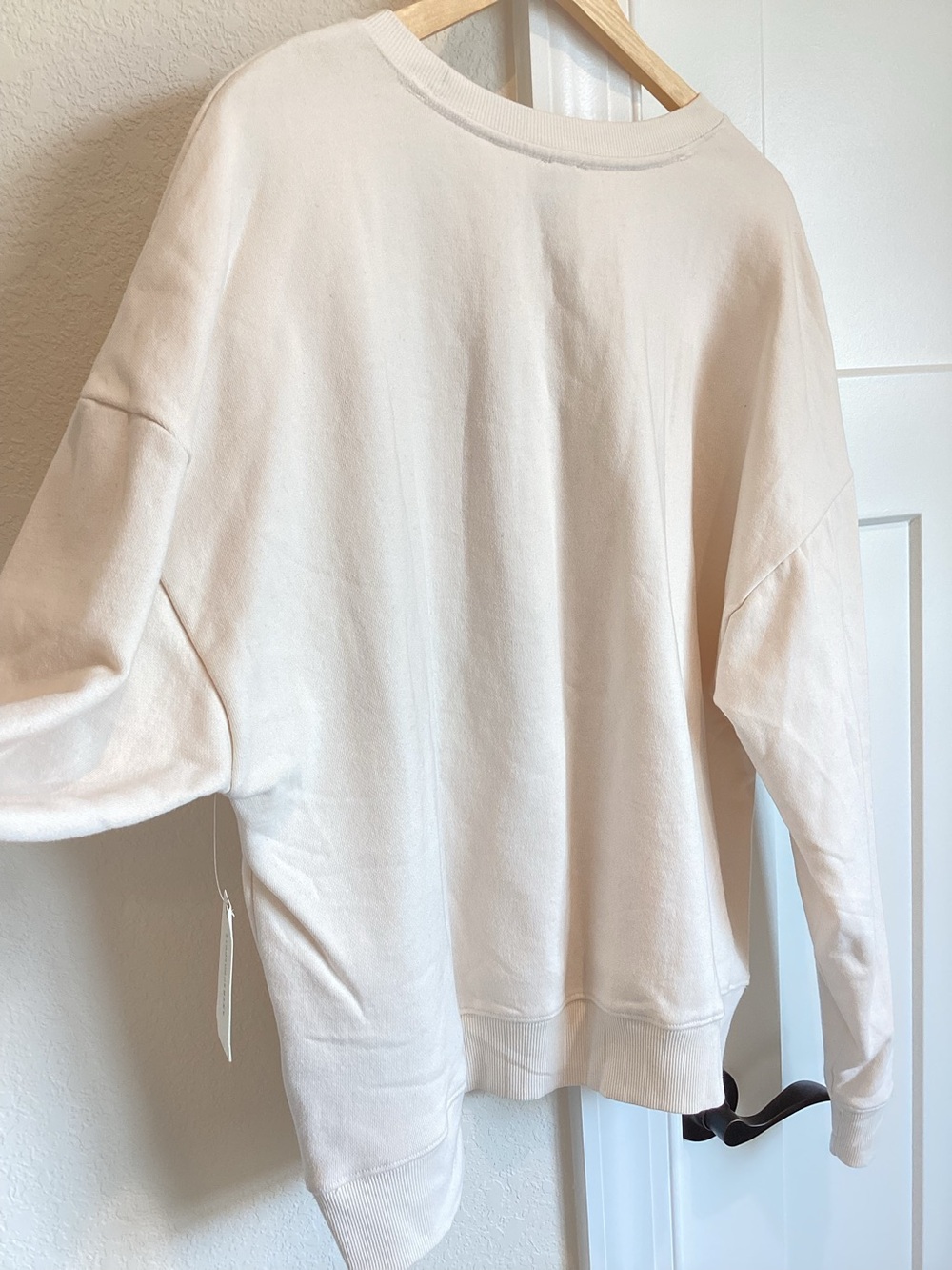 🇫🇷Anthroplogie Long-Sleeve Sweatshirt Maeve Novelty Oh Crêpe NEW Large - Picture 9 of 13